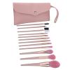 12-Piece Makeup Brush Set with Storage Bag for Blush, Powder, Foundation and Concealer view 3