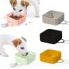 Foldable Dog Bowl with Locking Clip view 2