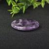 Natural Amethyst and Jade Thumb Stone Crystal Disc for Massage and Stress Relief (Rose Quartz) view 4