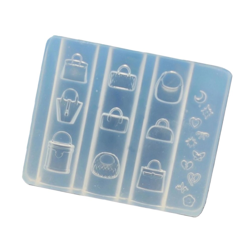 Stylish Handbag-Shaped Silicone Nail Art Stamper