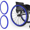 Non-Slip Wheelchair Push-Rim Covers for Improved Grip and Comfort view 1