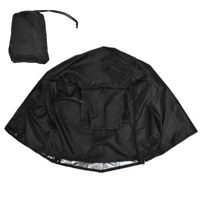 109 x 76 x 74 cm Wire Dog Crate Cover, Waterproof and Dustproof, for Indoor and Outdoor Use (Black)