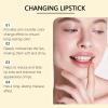 pH Color-Changing Transfer-Resistant Lipstick with Gold Foil view 2