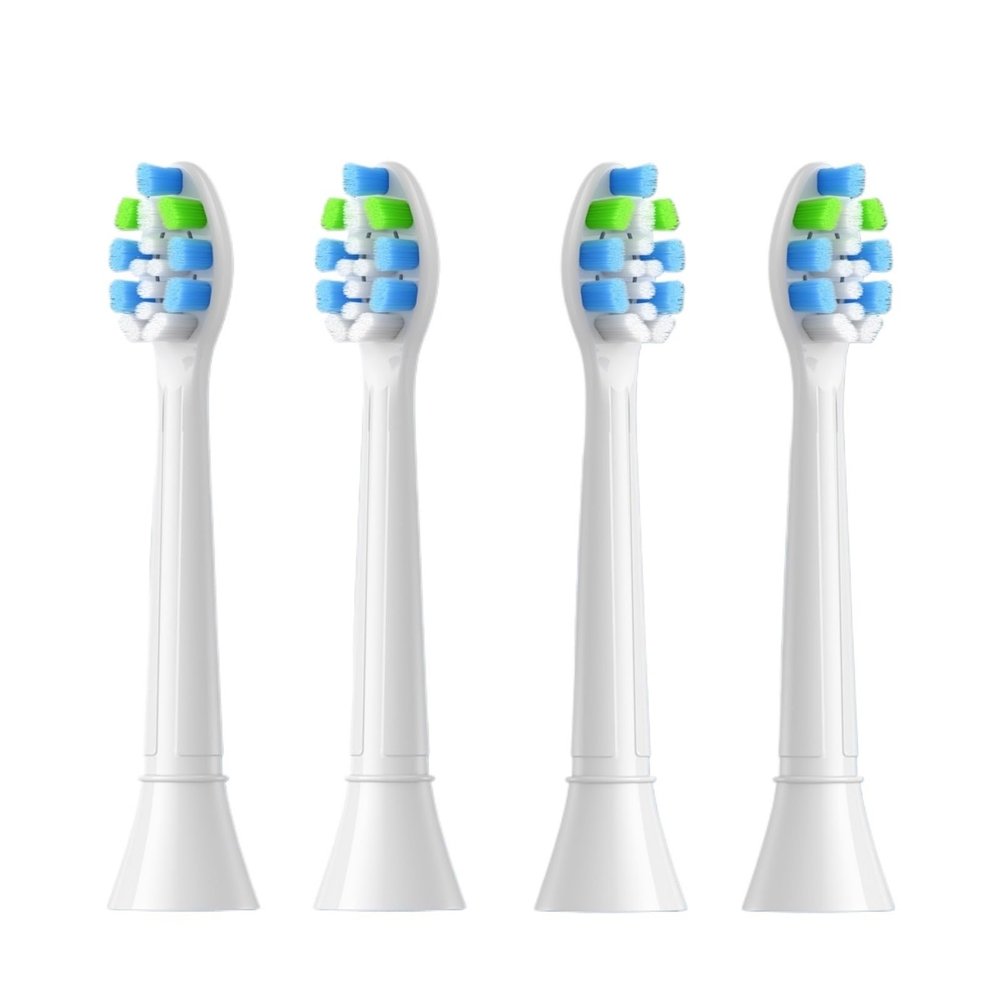 416 Pcs Replacement Toothbrush Heads Compatible with Philips Sonicare Electric Toothbrushes, Refill (4 Pcs, White)