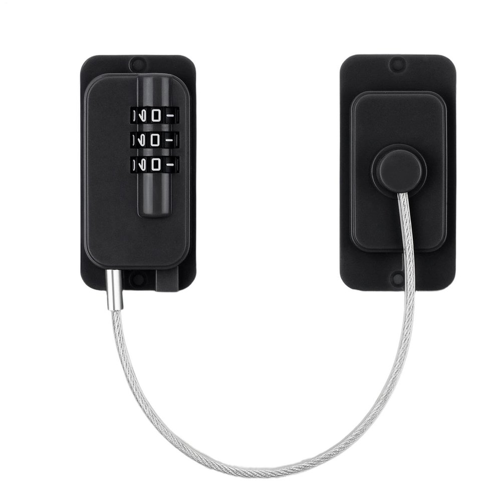 Refrigerator Door Lock with Combination Latch, Child Safety Lock for Cabinets, Drawers and RVs