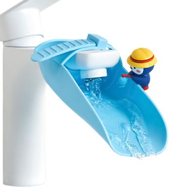 Kids Faucet Extender for Sink, Cartoon Penguin Splash Guard
