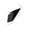 FUTUREORYY Pet Fence Stabilizer, Triangular Base, 10-Pack, Black ABS view 2
