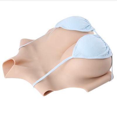 Realistic Silicone Breast Prosthesis, Highly Elastic Artificial Breast Form for Breast Enhancement for Crossdressers, Transgender People, Drag Queens, and Cosplay