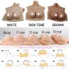 Realistic Silicone Breast Prosthesis, Highly Elastic Artificial Breast Form for Breast Enhancement for Crossdressers, Transgender People, Drag Queens, and Cosplay view 4