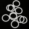 10-Piece Mini Colorful Silicone Rings for Pacifier Adapters and Pacifier Chain Holders, Pink view 2