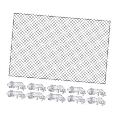 Whtkoph Aquarium Mesh Cover with Clips, 80 x 106 cm