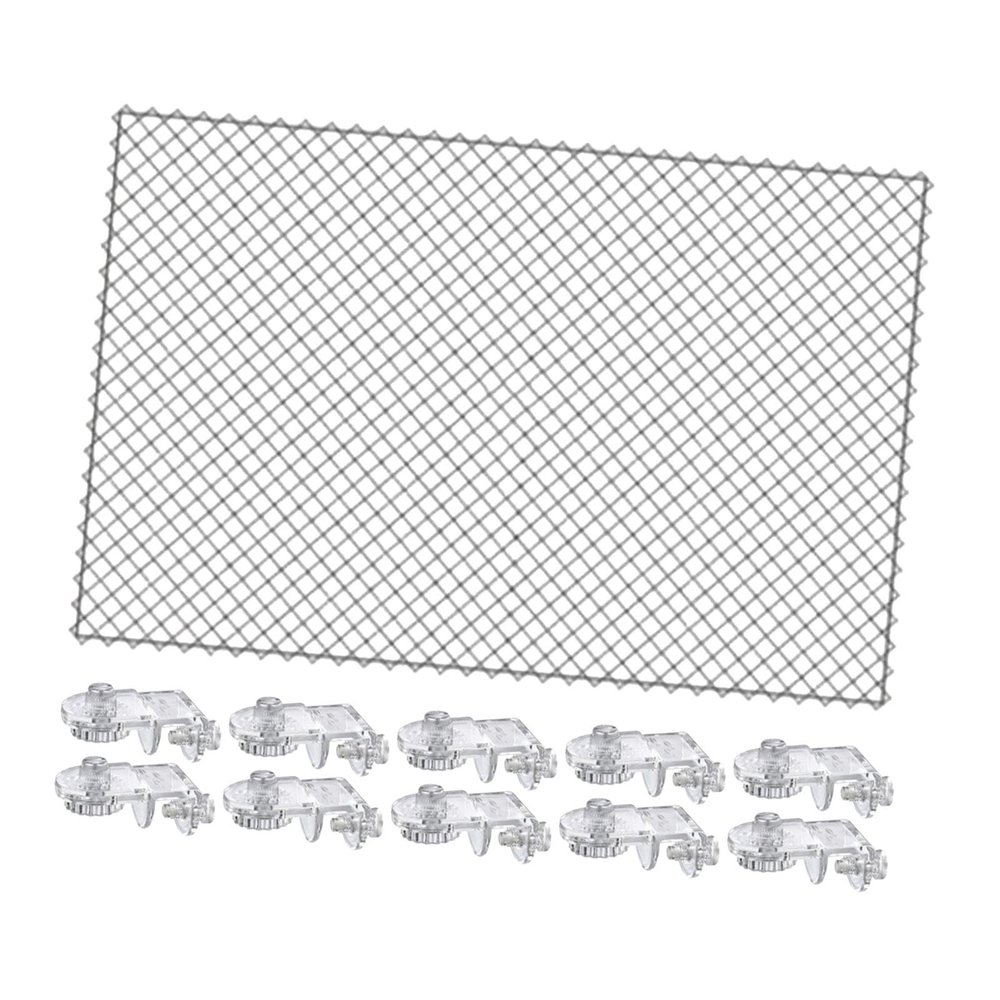Whtkoph Aquarium Mesh Cover with Clips, 80 x 106 cm