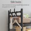 FGXHHS 3-Tier Laundry Shelf with Hooks for Washer and Dryer view 3