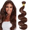 Tuheerst 34-Inch Body Wave Human Hair Bundle, #4 Chocolate Brown, Remy Hair, Double Weft, 100 g view 1