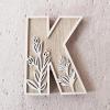 Generic 5 26 Letters for Wall Decoration, Wooden Letters for Crafts, Name Signs, Weddings, and Home Decor (K, One Size) view 1