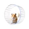 Hamster Exercise Wheel, 14 x 14 cm, Quiet Cage Wheel, PP, Double-Bearing, for Mice, Gerbils, Dwarf Hamsters and Small Pets view 1