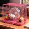 Hamster Exercise Wheel, 14 x 14 cm, Quiet Cage Wheel, PP, Double-Bearing, for Mice, Gerbils, Dwarf Hamsters and Small Pets view 2