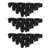 DEARMAMY 80 Pack Black Plastic Cabinet Lock Clips view 1