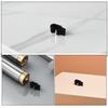 DEARMAMY 80 Pack Black Plastic Cabinet Lock Clips view 3