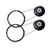 4-Piece No-Tie Shoelaces with Quick-Lock, Black view 1