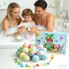 Bath Bombs with Surprise Animals, 24 Pieces, Relaxing Cleansing Foam view 2