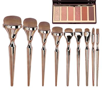 9-Piece Soft, Reusable Makeup Brush Set