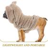 WATIIFUFU Khaki Hoodie with Bunny Ears for Small Pets view 3