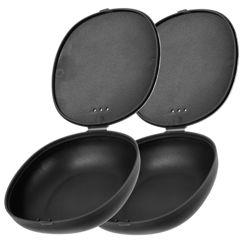 Black Plastic Menstrual Cup Storage Box