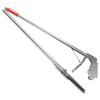 Happyyami Extra-Long Stainless Steel Snake Grabber with Straight Jaws view 1