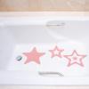 DECOMELODY Self-Adhesive PEVA Star-Shaped Anti-Slip Shower Stickers, 24 Pink view 4
