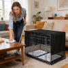 Generic Dog Crate Cover, Breathable Waterproof Oxford Fabric view 3
