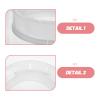 UPKOCH 4-Pack Refill Rings for Diaper Pails, Compatible Replacement Cassettes, Odor-Sealing, 16.5 x 16.5 x 4.5 cm view 3