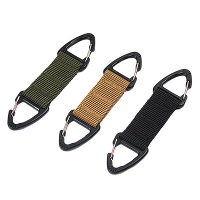 NULYLU Mask Extender Hooks, 3-Pack, Black/Green/Khaki