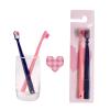 1 Pair Heart-Shaped Toothbrushes for Couples and Adults view 2
