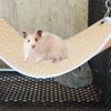 ROMISBABA Straw Hamster Hammock with Iron Frame, Breathable view 4