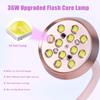 Asimebesty UV Lamp for Gel Nails, Mini Gooseneck Lamp with Auto Sensor view 2