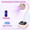 Asimebesty UV Lamp for Gel Nails, Mini Gooseneck Lamp with Auto Sensor view 4