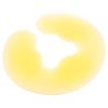 U-Shaped Silicone Face Cushion, Yellow Salon Cushion for Prone Position view 1