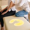 U-Shaped Silicone Face Cushion, Yellow Salon Cushion for Prone Position view 4