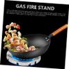 PATKAW Gas Stove Windscreen with Stainless Steel Wok Ring view 4