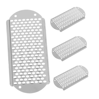 VOSAREA 4-Piece Stainless Steel Foot Scraper for Callus and Dead Skin Removal
