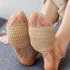 Abaodam 4 Pairs Women's Cotton Half Socks with Silicone Non-Slip Grip and Breathable Lace Fabric view 3