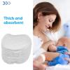 BATHVEVE 10-Pack Reusable 12-Layer Cotton Nursing Pads, Soft and Washable, for Pregnancy and Breastfeeding, Absorbent and Skin-Friendly, White view 4
