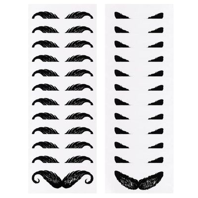 Nose Hair Wax Remover with Beard Protectors, 24 Pieces, Black PP