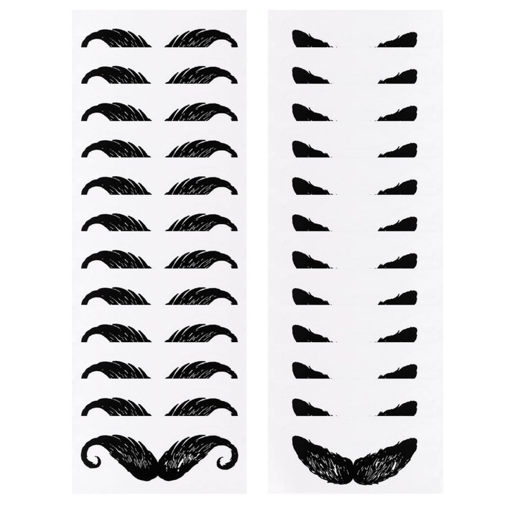 Nose Hair Wax Remover with Beard Protectors, 24 Pieces, Black PP