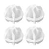ERINGOGO White Laundry Balls, Space-Saving and Wash-Enhancing, 4 PP Balls view 1