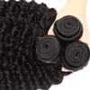 HeioWuio Deep Wave Human Hair Bundles, Natural Black, 3 Bundles, 16 Inches view 4