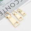 WUUKEPSG Zipper Pulls, 2/5 Pieces, Detachable Metal, for Repair Kit, DIY/D/2Pcs-8 view 1