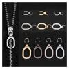 WUUKEPSG Zipper Pulls, 2/5 Pieces, Detachable Metal, for Repair Kit, DIY/D/2Pcs-8 view 2