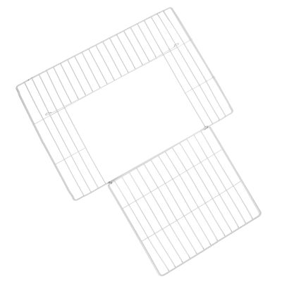 Cat Enclosure Panels with Door, Dense Mesh, 35 x 35 cm, Iron
